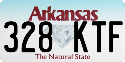 AR license plate 328KTF