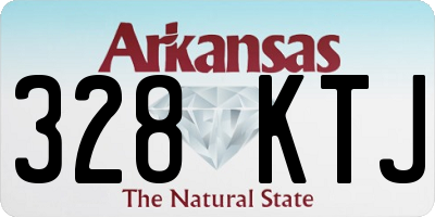 AR license plate 328KTJ