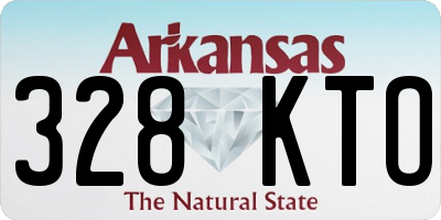 AR license plate 328KTO