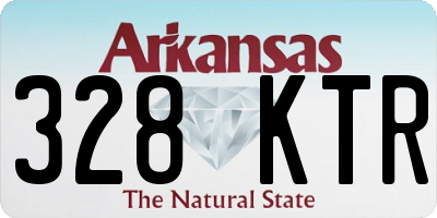 AR license plate 328KTR