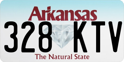 AR license plate 328KTV
