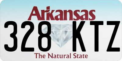 AR license plate 328KTZ