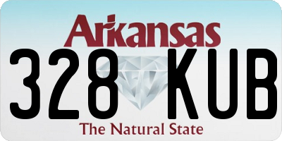 AR license plate 328KUB