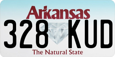 AR license plate 328KUD