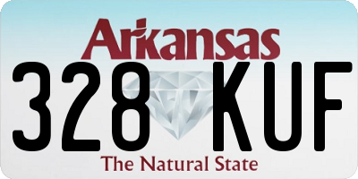 AR license plate 328KUF