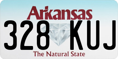 AR license plate 328KUJ