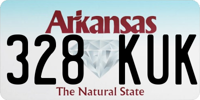AR license plate 328KUK