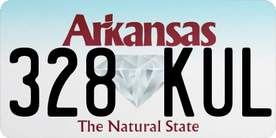 AR license plate 328KUL