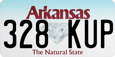 AR license plate 328KUP