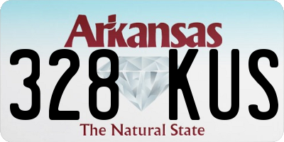 AR license plate 328KUS