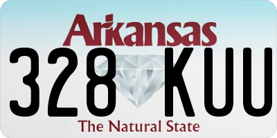 AR license plate 328KUU