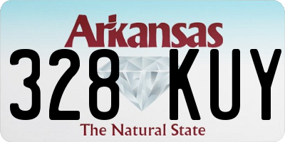 AR license plate 328KUY