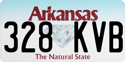 AR license plate 328KVB