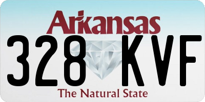 AR license plate 328KVF