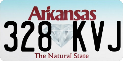 AR license plate 328KVJ