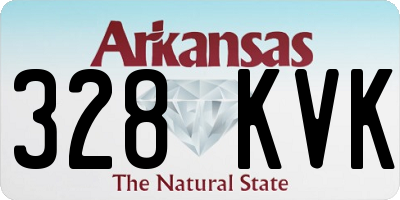 AR license plate 328KVK