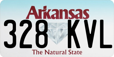 AR license plate 328KVL