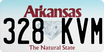 AR license plate 328KVM