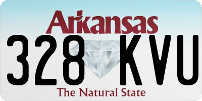 AR license plate 328KVU