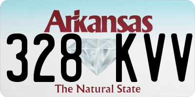 AR license plate 328KVV