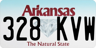 AR license plate 328KVW