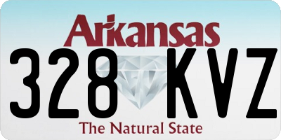 AR license plate 328KVZ