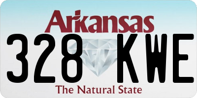 AR license plate 328KWE