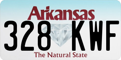 AR license plate 328KWF