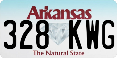 AR license plate 328KWG