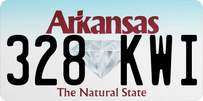 AR license plate 328KWI