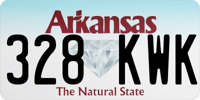 AR license plate 328KWK