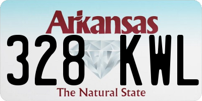 AR license plate 328KWL