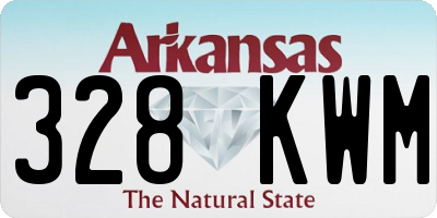 AR license plate 328KWM