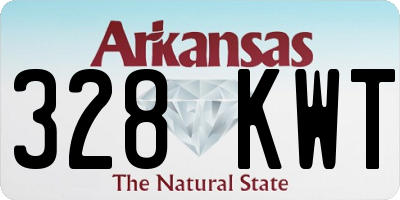 AR license plate 328KWT