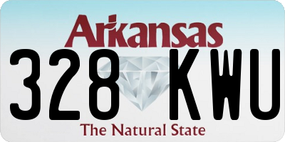 AR license plate 328KWU