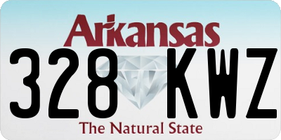 AR license plate 328KWZ