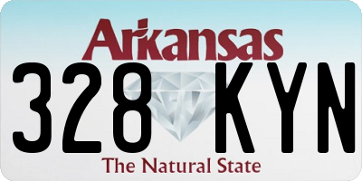 AR license plate 328KYN