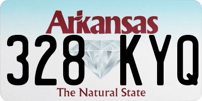 AR license plate 328KYQ