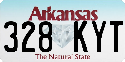 AR license plate 328KYT