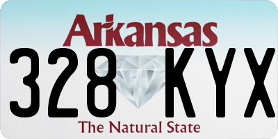 AR license plate 328KYX