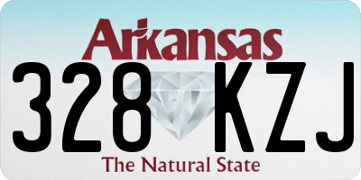 AR license plate 328KZJ