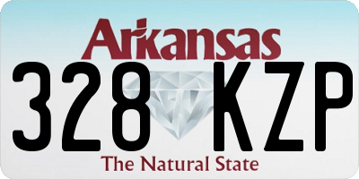 AR license plate 328KZP