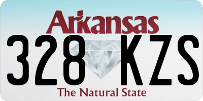 AR license plate 328KZS
