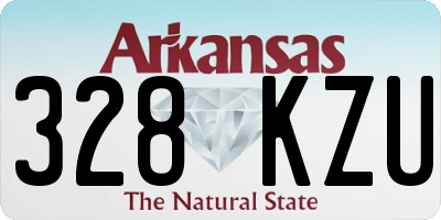 AR license plate 328KZU