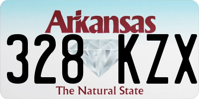 AR license plate 328KZX
