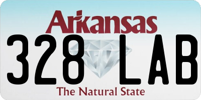 AR license plate 328LAB