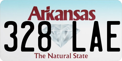 AR license plate 328LAE