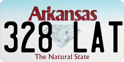 AR license plate 328LAT