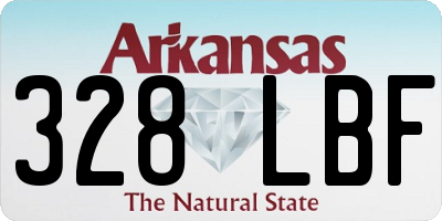 AR license plate 328LBF