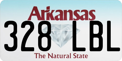 AR license plate 328LBL